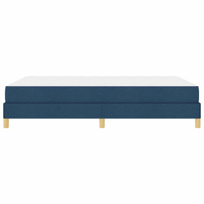 Letto a molle con materasso Blu 140 x 190 cm Tessuto | homemem39