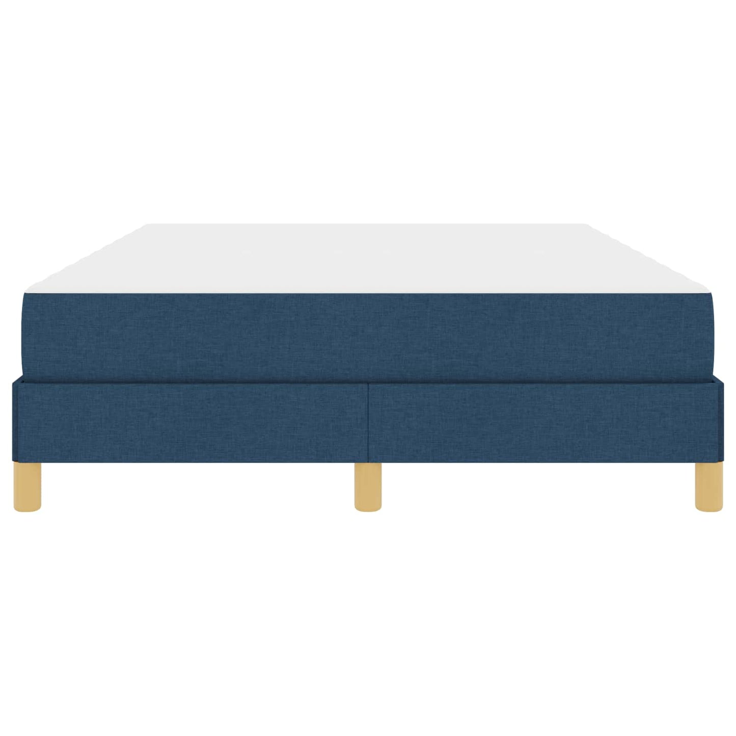Letto a molle con materasso Blu 140 x 200 cm Tessuto | homemem39