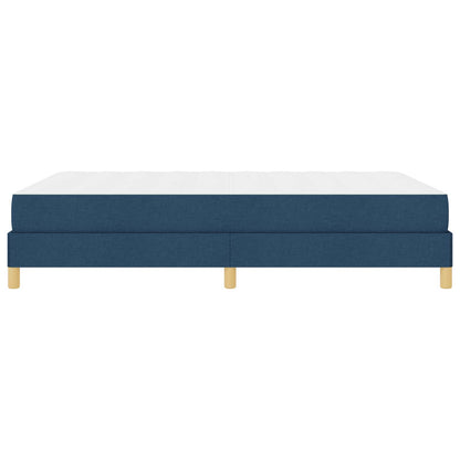 Letto a molle con materasso Blu 140 x 200 cm Tessuto | homemem39