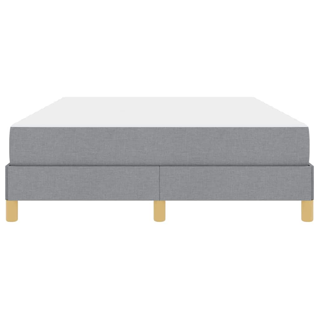 Letto a molle con materasso Grigio chiaro 160 x 200 cm Tessuto | homemem39