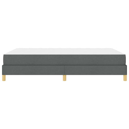 Letto a molle con materasso Grigio scuro 160 x 200 cm Tessuto | homemem39