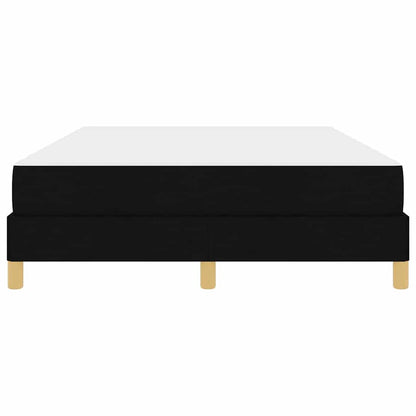Letto a molle con materasso Nero 160 x 200 cm Tessuto | homemem39