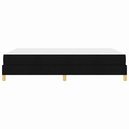 Letto a molle con materasso Nero 160 x 200 cm Tessuto | homemem39