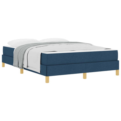 Letto a molle con materasso Blu 160 x 200 cm Tessuto | homemem39