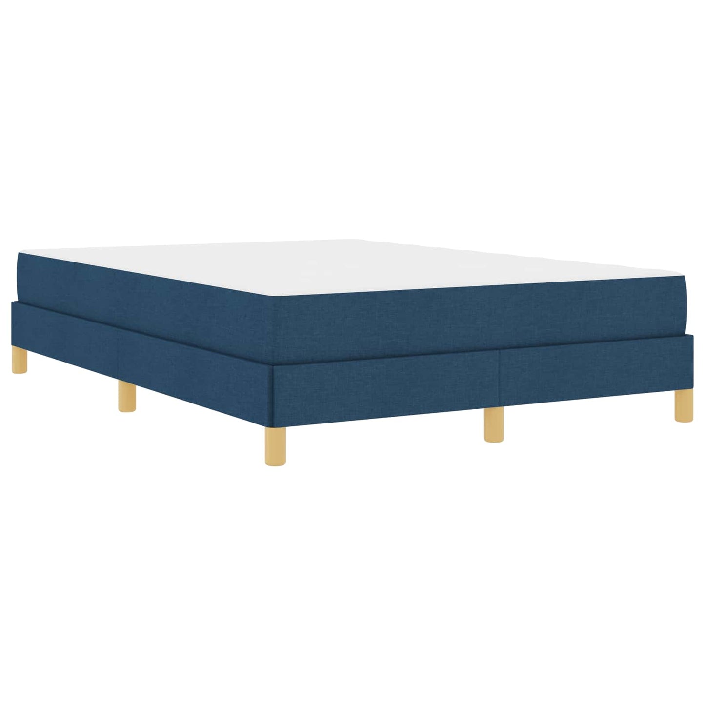 Letto a molle con materasso Blu 160 x 200 cm Tessuto | homemem39