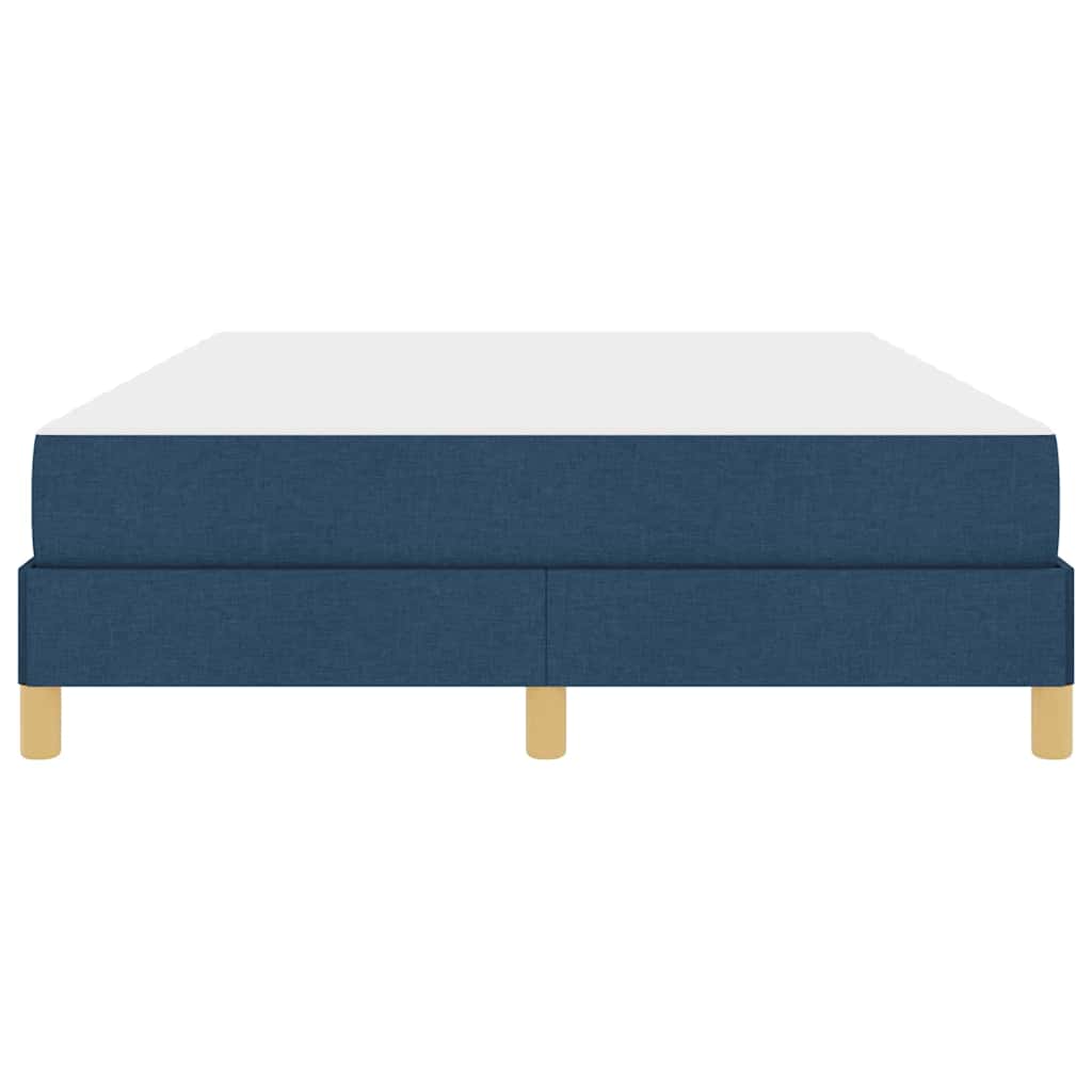 Letto a molle con materasso Blu 160 x 200 cm Tessuto | homemem39