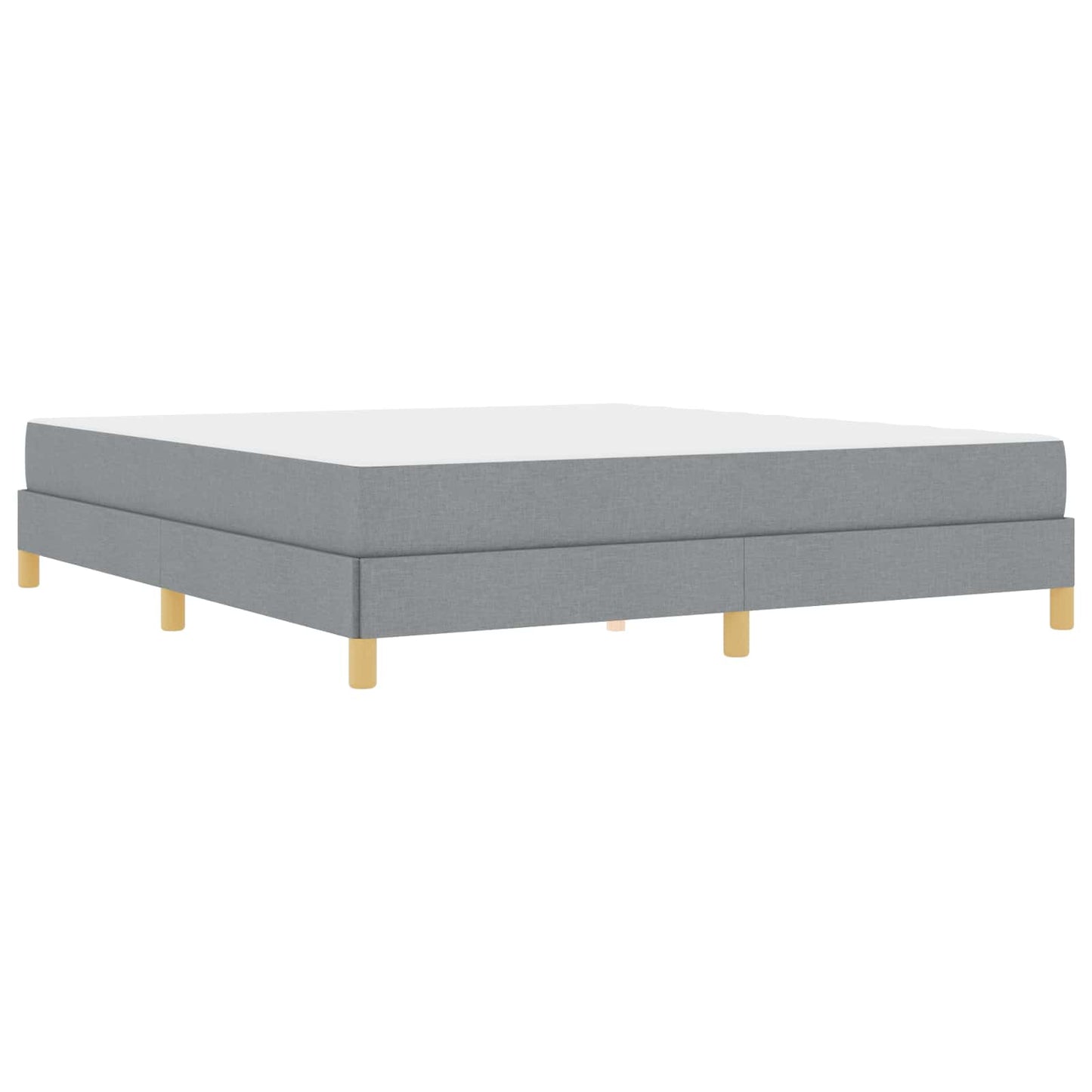 Letto a molle con materasso Grigio chiaro 180 x 200 cm Tessuto | homemem39