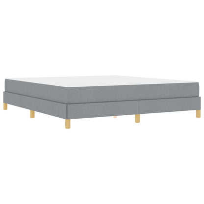 Letto a molle con materasso Grigio chiaro 180 x 200 cm Tessuto | homemem39