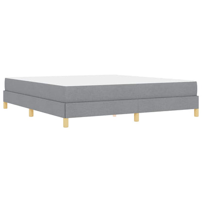Letto a molle con materasso Grigio chiaro 180 x 200 cm Tessuto | homemem39