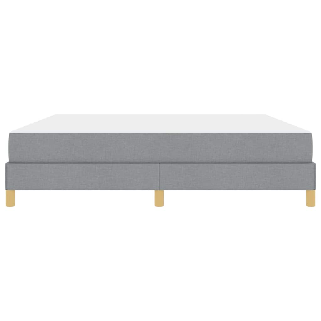 Letto a molle con materasso Grigio chiaro 180 x 200 cm Tessuto | homemem39