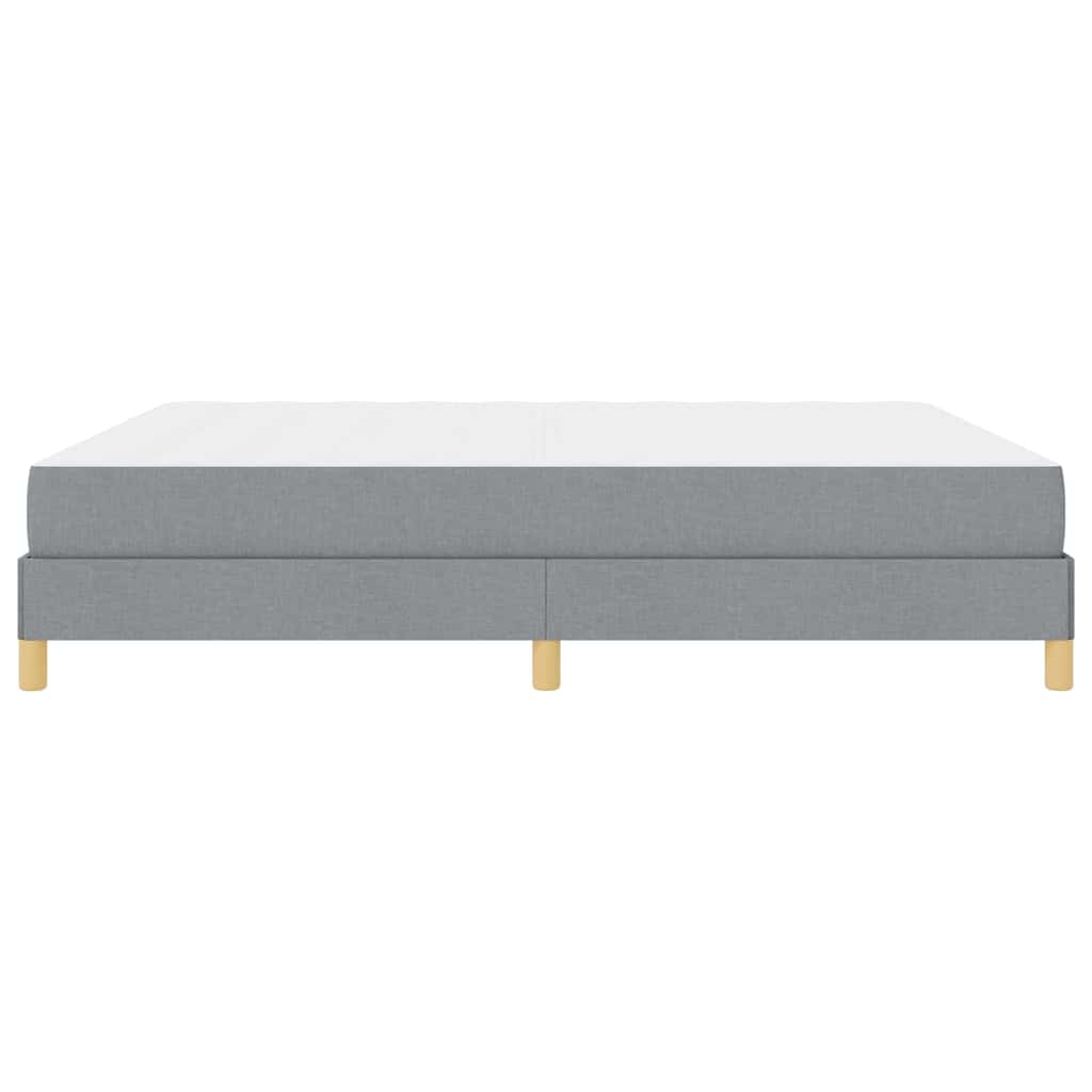 Letto a molle con materasso Grigio chiaro 180 x 200 cm Tessuto | homemem39