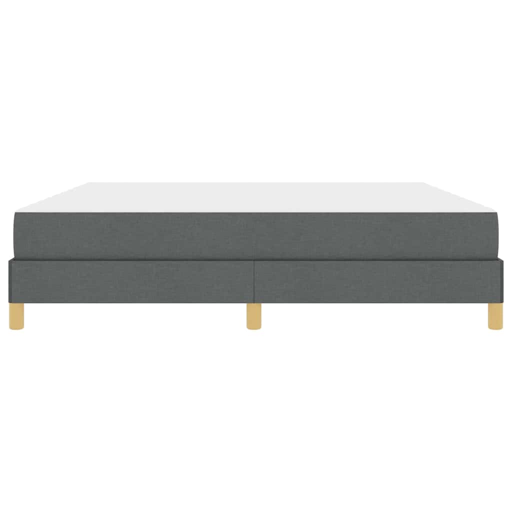 Letto a molle con materasso Grigio scuro 180 x 200 cm Tessuto | homemem39