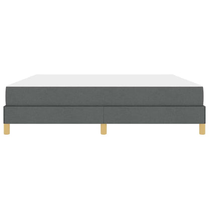 Letto a molle con materasso Grigio scuro 180 x 200 cm Tessuto | homemem39