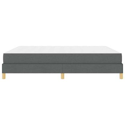 Letto a molle con materasso Grigio scuro 180 x 200 cm Tessuto | homemem39