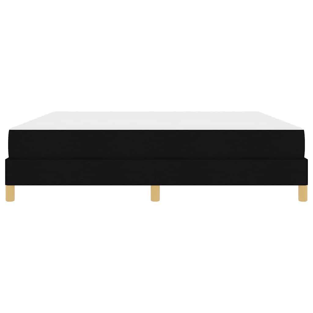 Letto a molle con materasso Nero 180 x 200 cm Tessuto | homemem39