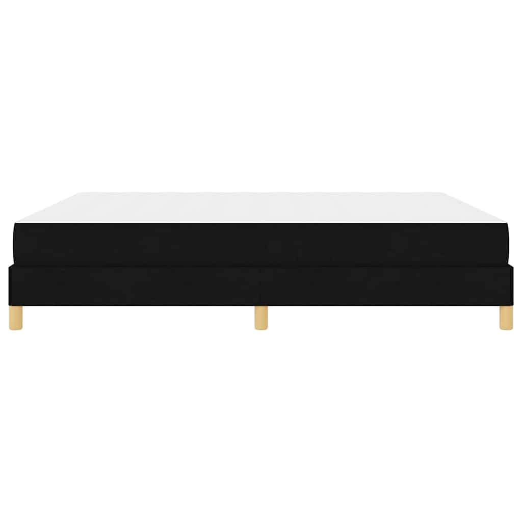 Letto a molle con materasso Nero 180 x 200 cm Tessuto | homemem39