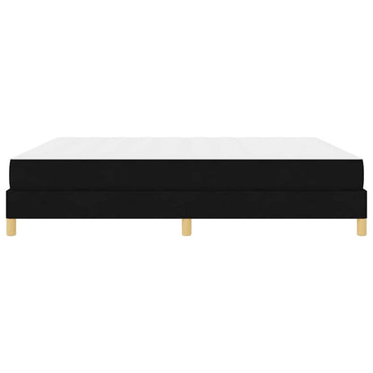 Letto a molle con materasso Nero 180 x 200 cm Tessuto | homemem39