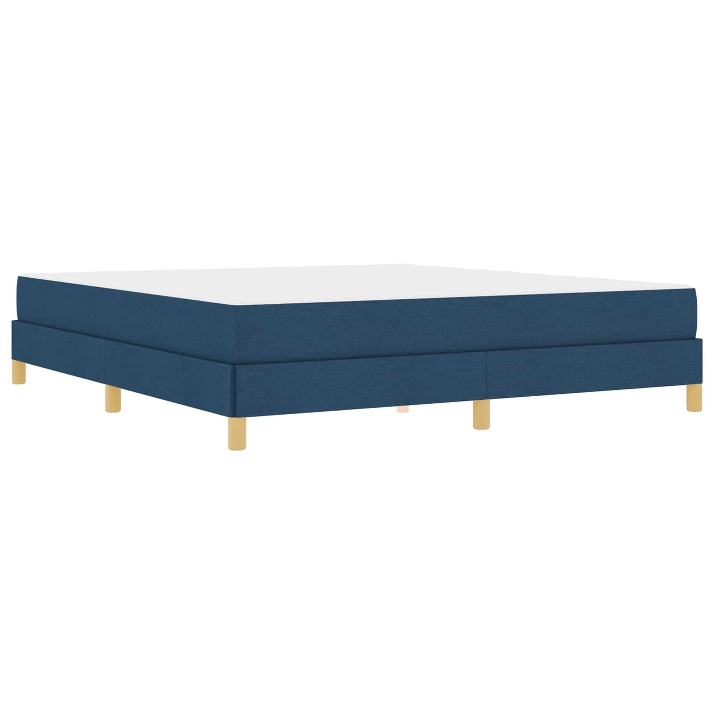 Letto a molle con materasso Blu 180 x 200 cm Tessuto | homemem39