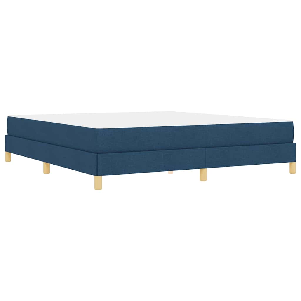 Letto a molle con materasso Blu 180 x 200 cm Tessuto | homemem39