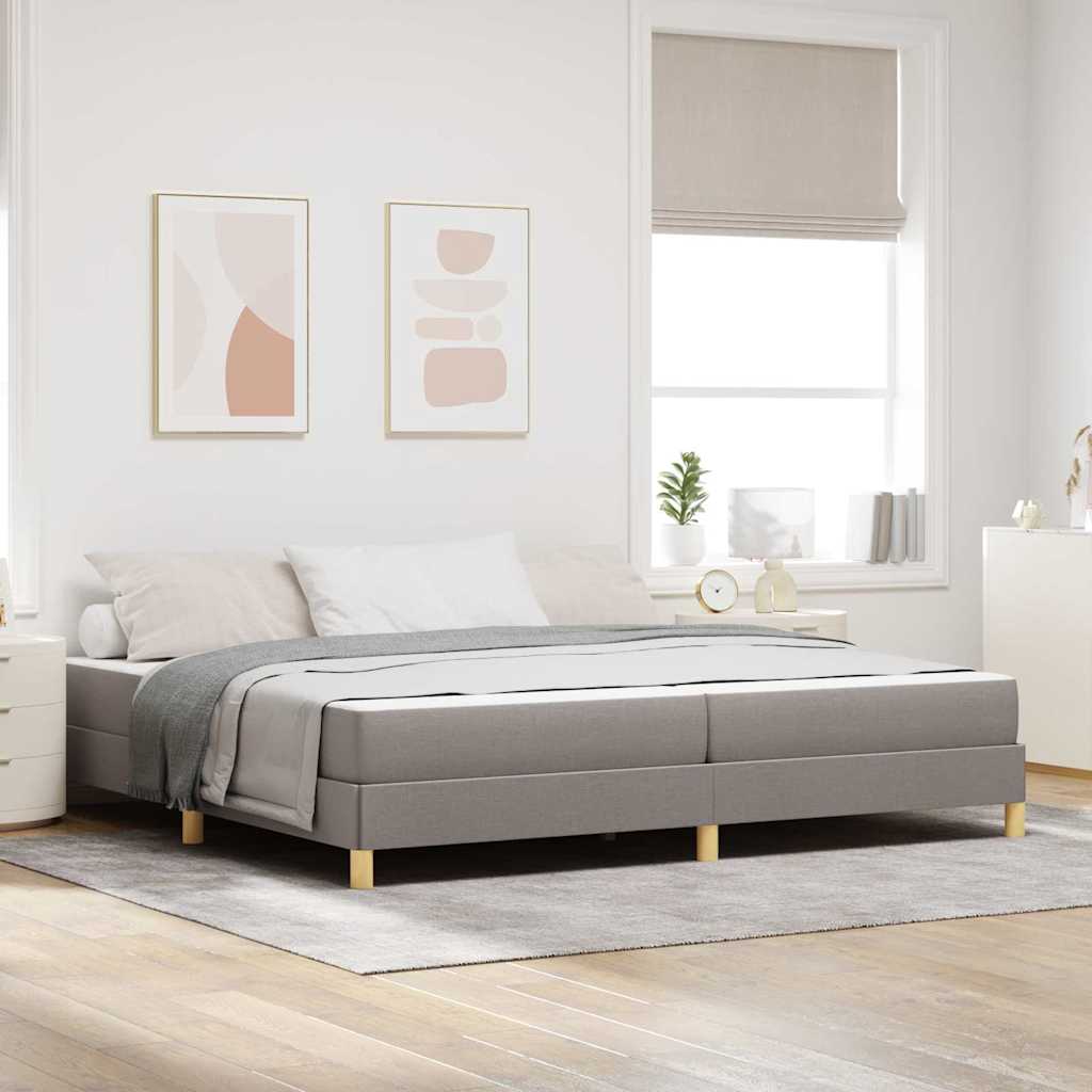 Letto a molle con materasso Talpa 200 x 200 cm Tessuto | homemem39
