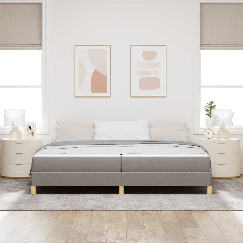 Letto a molle con materasso Talpa 200 x 200 cm Tessuto | homemem39