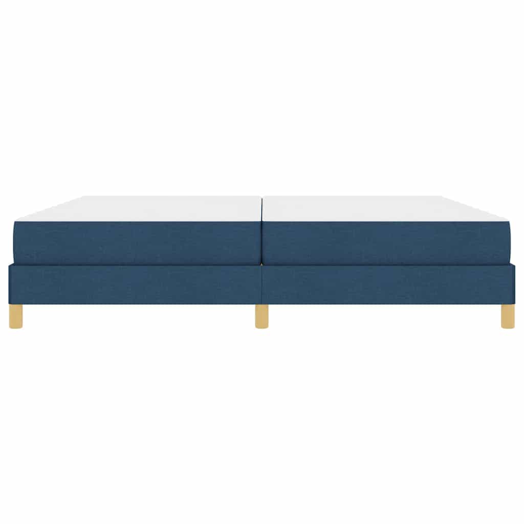 Letto a molle con materasso Blu 200 x 200 cm Tessuto | homemem39