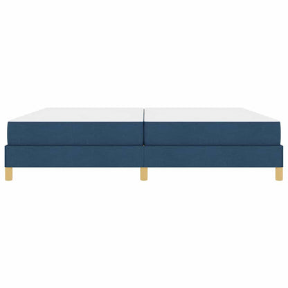 Letto a molle con materasso Blu 200 x 200 cm Tessuto | homemem39