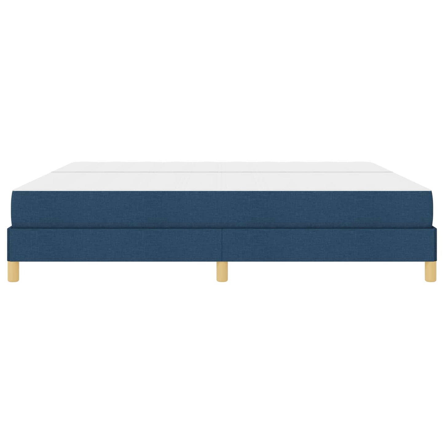 Letto a molle con materasso Blu 200 x 200 cm Tessuto | homemem39