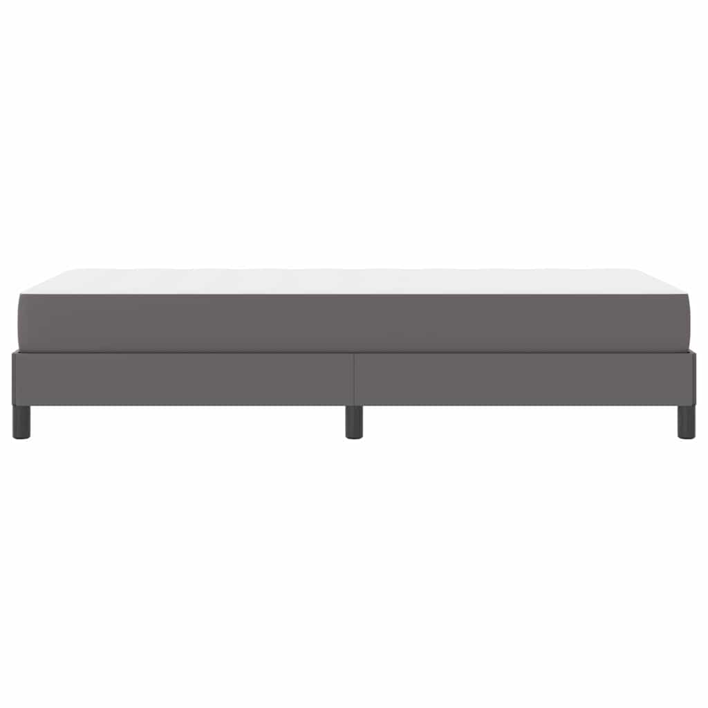 Struttura del letto con materasso Grigio 80 x 200 cm Tessuto | homemem39
