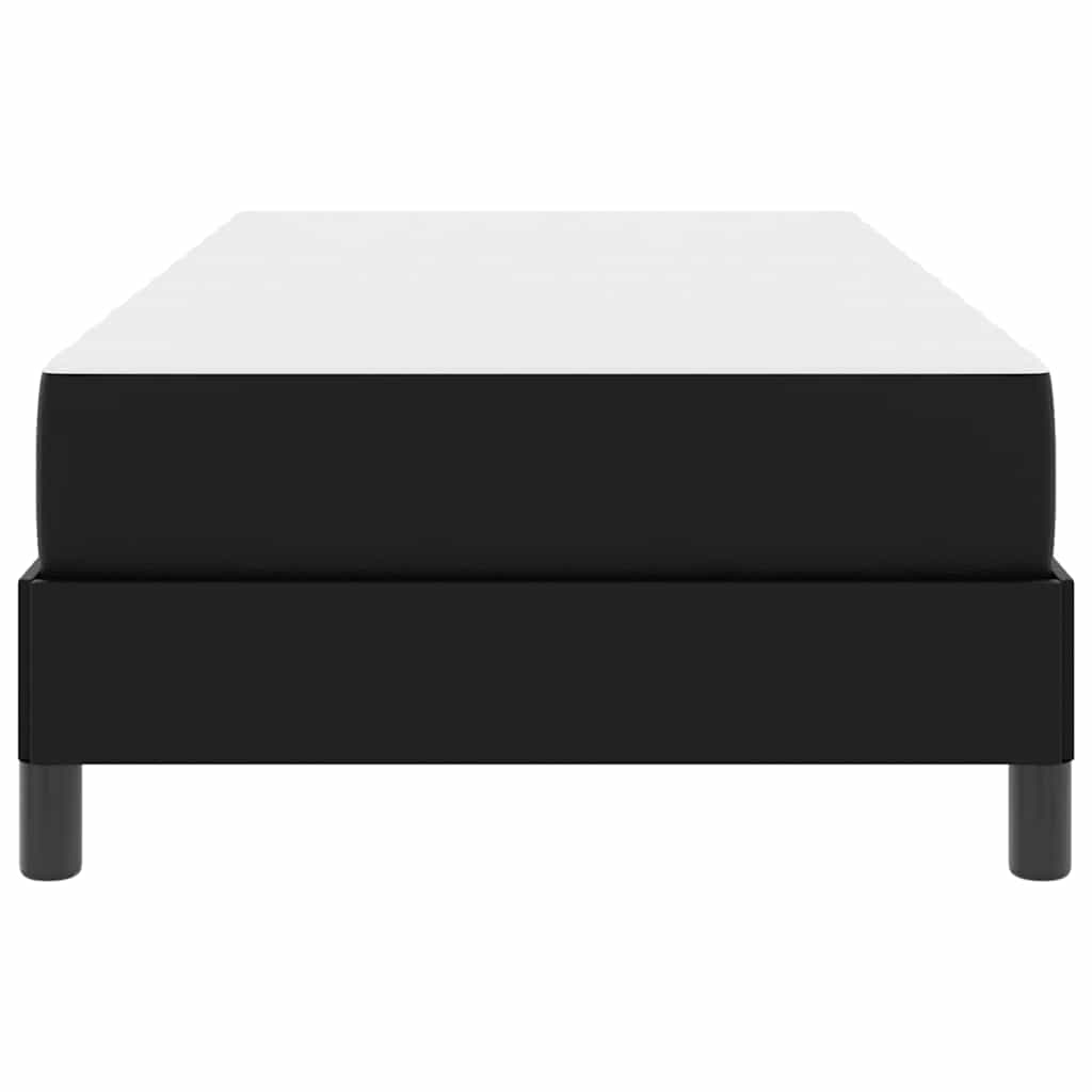 Struttura del letto con materasso Nero 90 x 190 cm Tessuto | homemem39