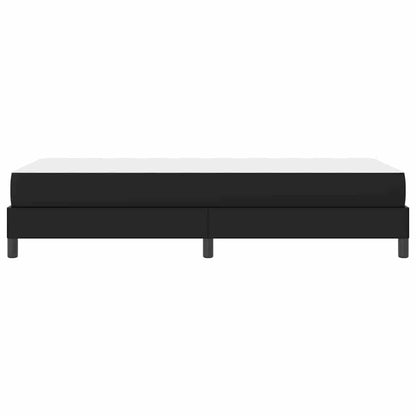 Struttura del letto con materasso Nero 90 x 190 cm Tessuto | homemem39