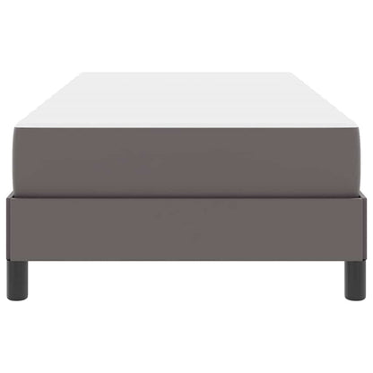 Struttura del letto con materasso Grigio 90 x 190 cm Tessuto | homemem39
