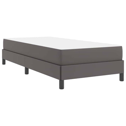 Struttura del letto con materasso Grigio 90 x 200 cm Tessuto | homemem39