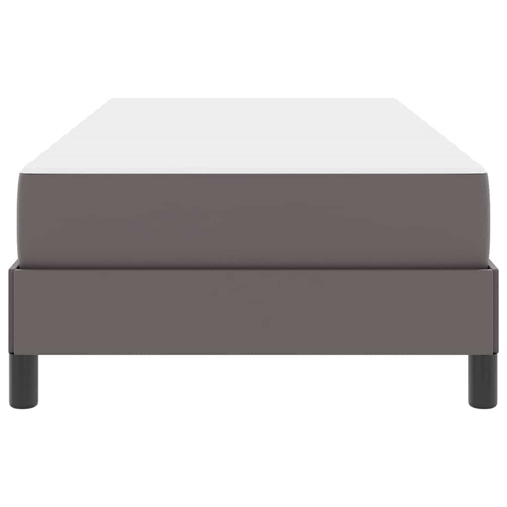 Struttura del letto con materasso Grigio 90 x 200 cm Tessuto | homemem39