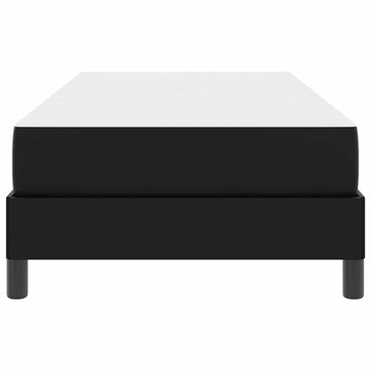 Struttura del letto con materasso Nero 100 x 200 cm Tessuto | homemem39