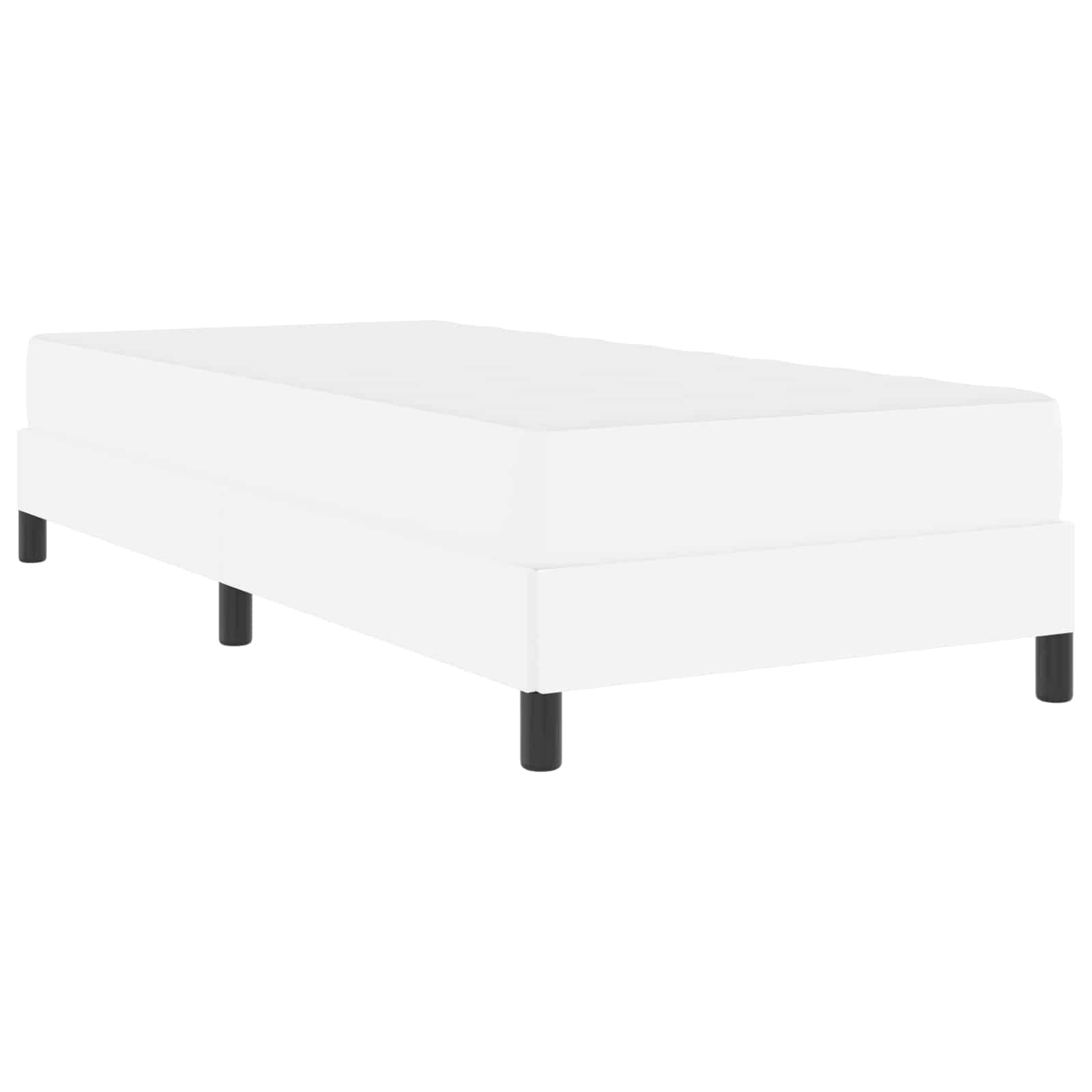 Struttura del letto Bianco Puro 100 x 200 cm Tessuto | homemem39