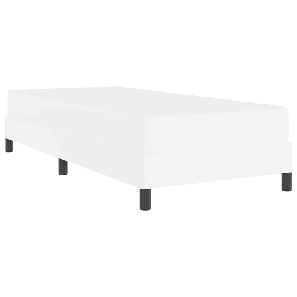 Struttura del letto Bianco Puro 100 x 200 cm Tessuto | homemem39