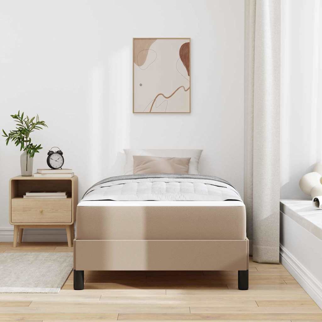 Struttura del letto Cappuccino 100 x 200 cm Tessuto | homemem39