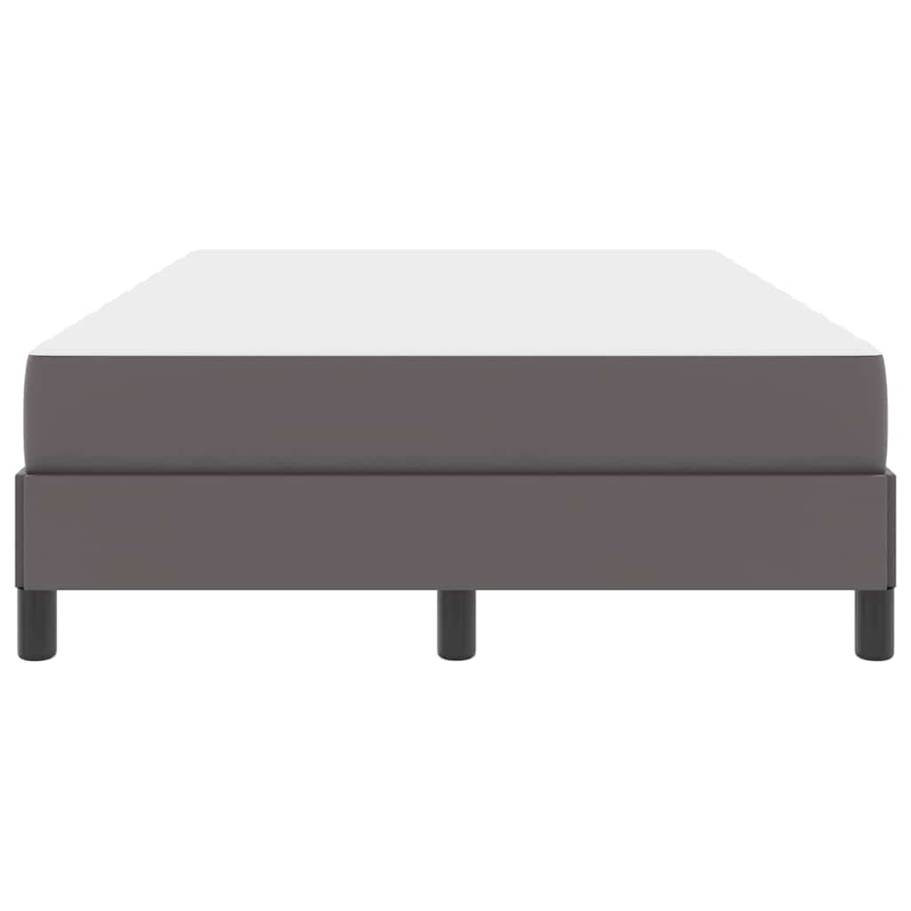 Struttura del letto con materasso Grigio 120 x 190 cm Tessuto | homemem39