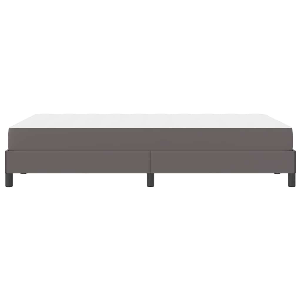 Struttura del letto con materasso Grigio 120 x 190 cm Tessuto | homemem39
