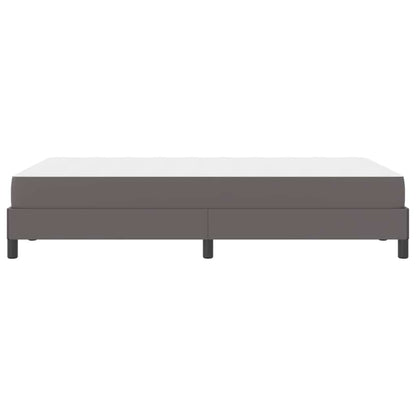 Struttura del letto con materasso Grigio 120 x 190 cm Tessuto | homemem39