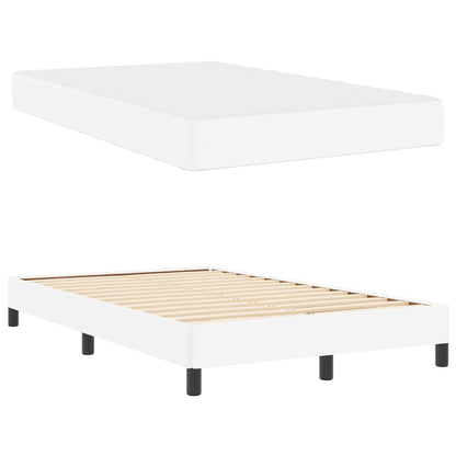 Struttura del letto Bianco Puro 120 x 200 cm Tessuto | homemem39