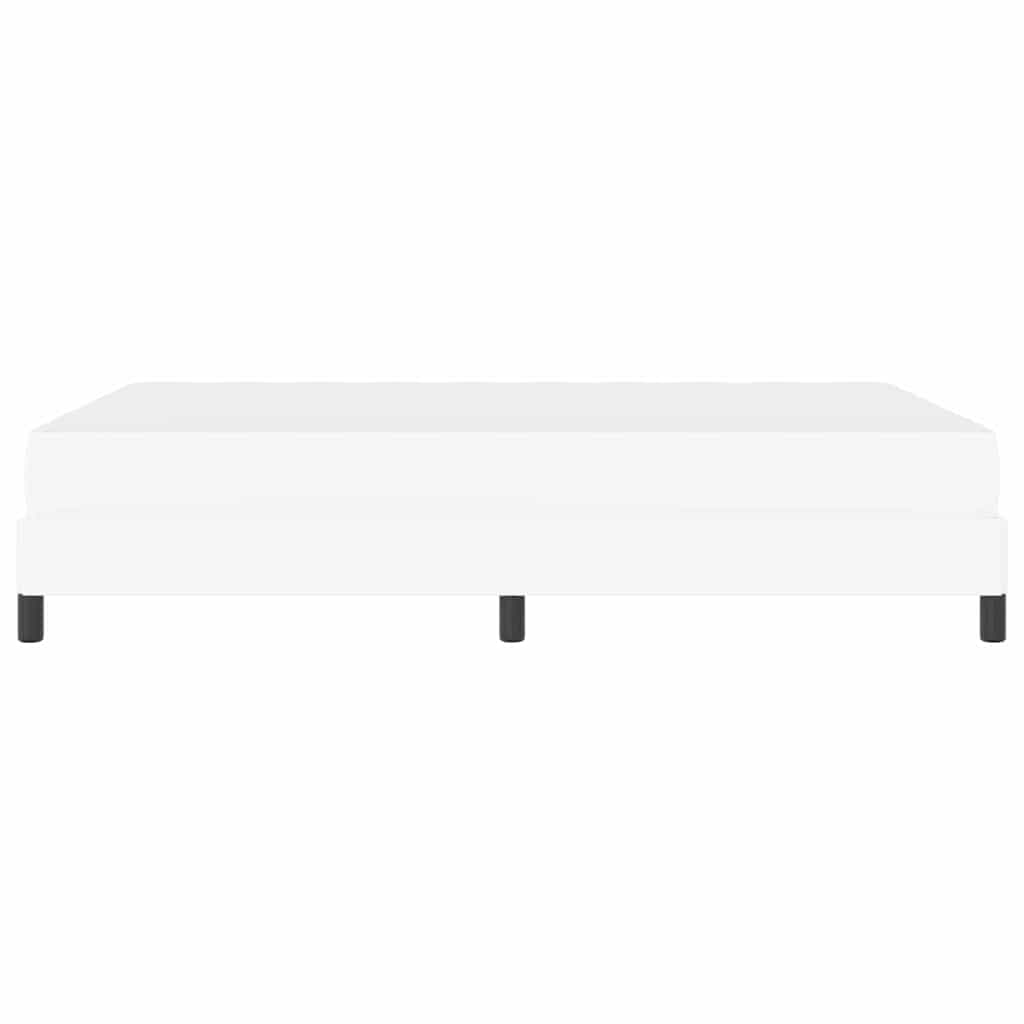 Struttura del letto Bianco Puro 140 x 190 cm Tessuto | homemem39