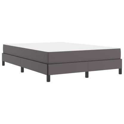 Struttura del letto con materasso Grigio 140 x 190 cm Tessuto | homemem39