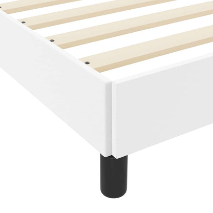Struttura del letto Bianco Puro 140 x 200 cm Tessuto | homemem39