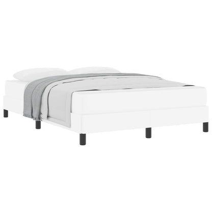 Struttura del letto Bianco Puro 140 x 200 cm Tessuto | homemem39
