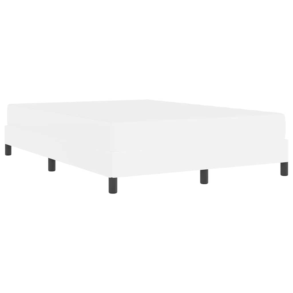 Struttura del letto Bianco Puro 140 x 200 cm Tessuto | homemem39