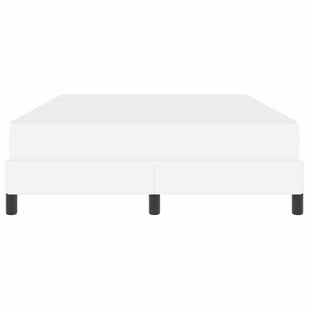 Struttura del letto Bianco Puro 140 x 200 cm Tessuto | homemem39