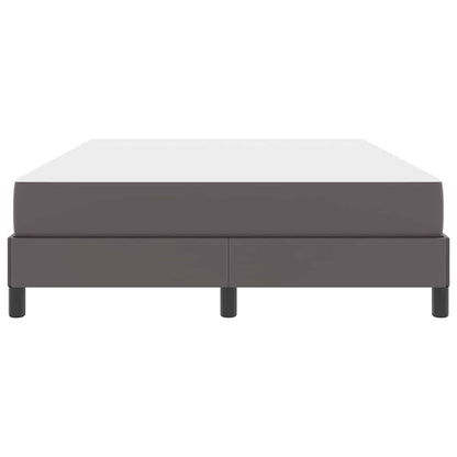 Struttura del letto con materasso Grigio 140 x 200 cm Tessuto