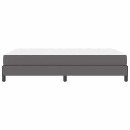 Struttura del letto con materasso Grigio 140 x 200 cm Tessuto | homemem39